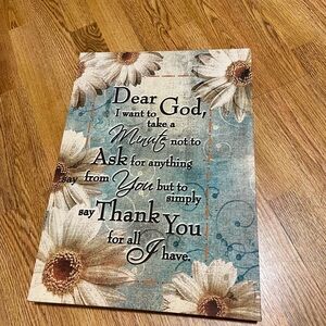 Floral Inspirational Wall Art